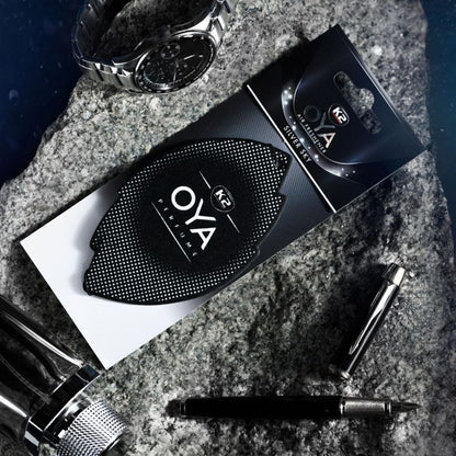 CLECAR + K2 OYA SILVER - Zapach samochodowy (bergamotka, nuty drzewne, mango)
